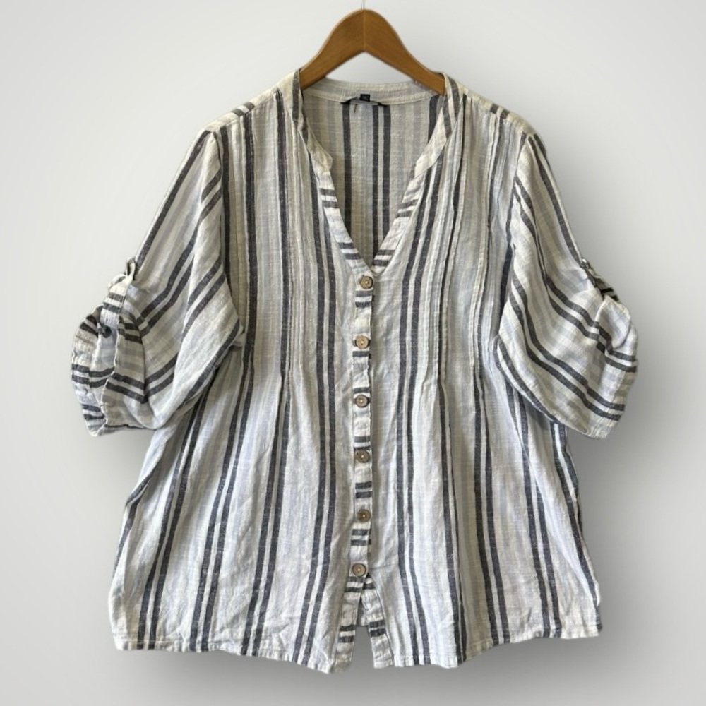 Club Z Collection Top Blouse Shirt Size 2X